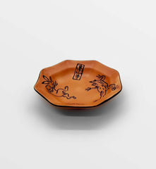 Octagon Red small Plate