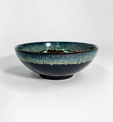 Tenmoku White Flow Noodle Bowl