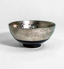 Platinum Black Glaze Rice Bowl