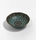 Zafura Green Shallow Bowl