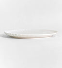 White Foam Silver Mica Chrysanthemum Plate