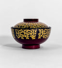 Red Gradient Hagi Black Bowl