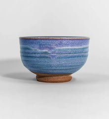 Outer Green Glaze Flow Matcha Bowl