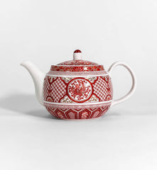 Red & Gold Phoenix Teapot