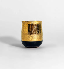 Gold Black Glaze Cup