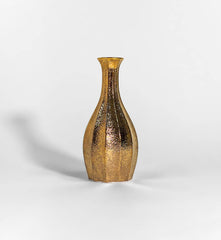 Full Gold Facet Sake Bottle