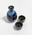 Black Blue Gold Flow Sake Set