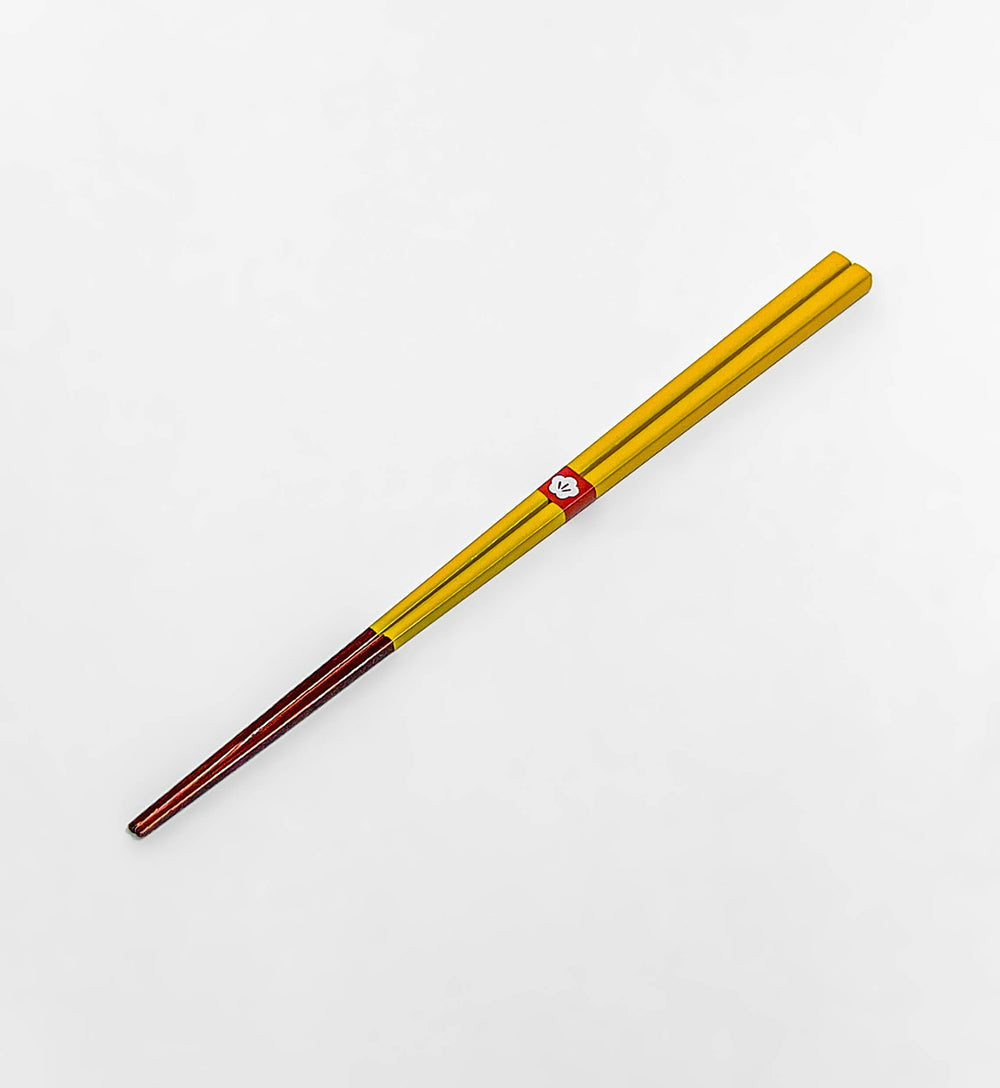 Traditional Japanese Chopsticks - Golden Yellow