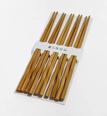 Twisted Bamboo Chopsticks Set