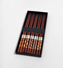 Wood Inlay Chopsticks Set