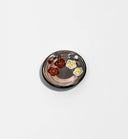 Kenzan-Style Small Plate – Red & White Plum