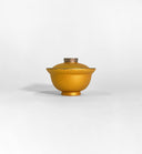 Platinum Rim Gold Mica Lidded Bowl
